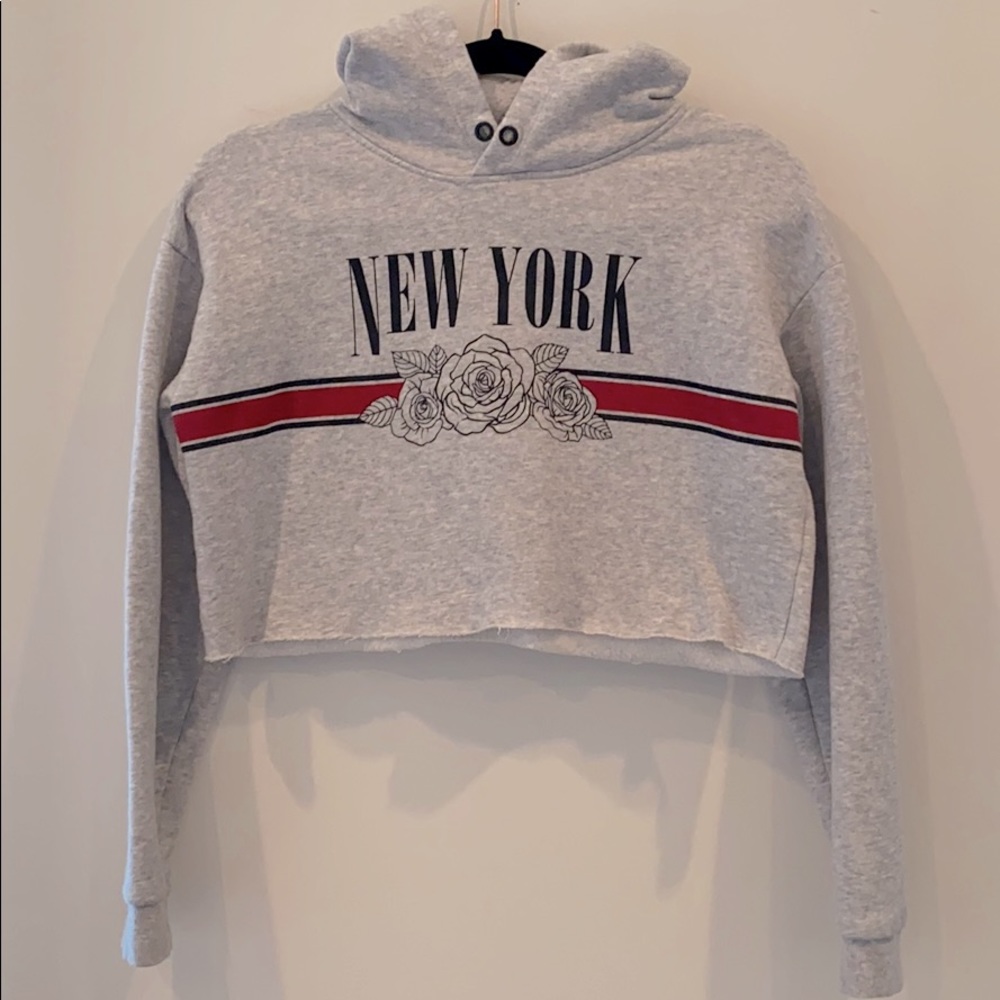 Garage cropped hoddie